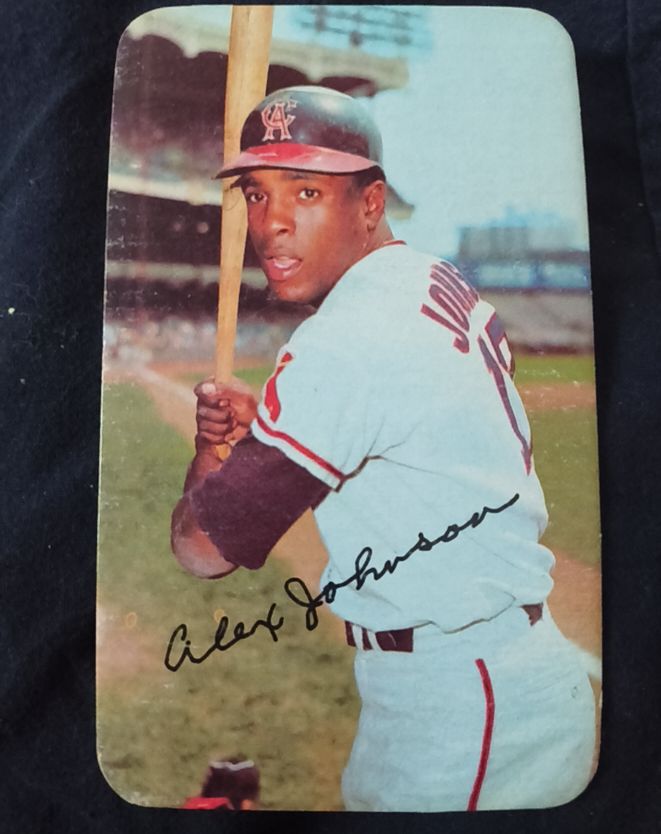 1971 Topps Super #8 Alex Johnson — front