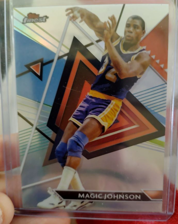 2023-24 Topps Finest #132 Magic Johnson — front