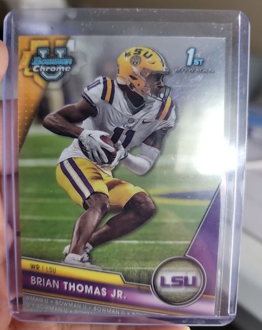 2023 Bowman University Chrome #8 Brian Thomas Jr. — front