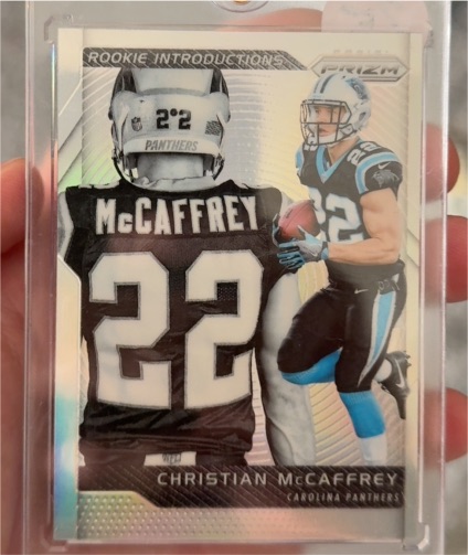 2017 Panini Prizm Rookie Introductions #10 Christian McCaffrey — front