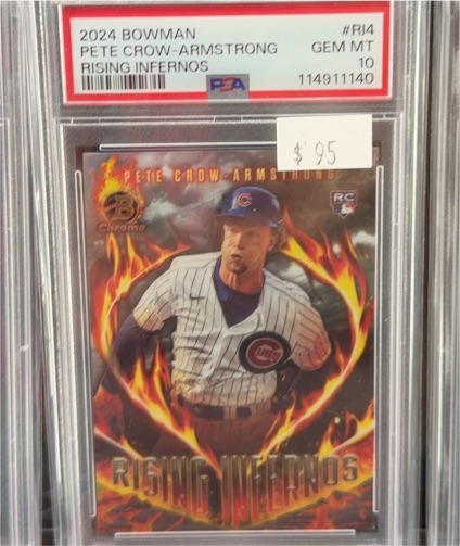 2024 Bowman #RI-4 Pete Crow-Armstrong Rising Infernos — front