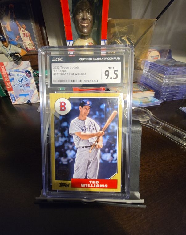 1987 Topps Update #87TBU-12 Ted Williams — front
