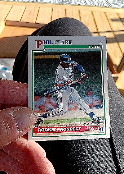 1991 Score #756 Phil Clark Rookie Prospect — front