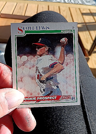 1991 Score #759 Scott Lewis — front