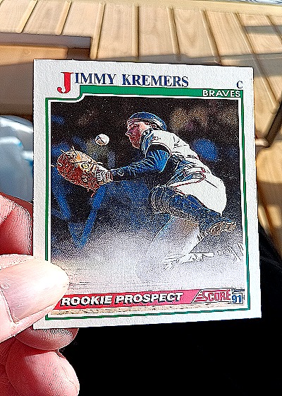 1991 Score #736 Jimmy Kremers — front