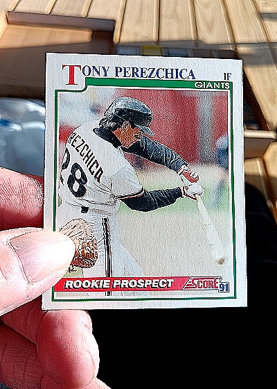 1991 Score #735 Tony Perezchica — front