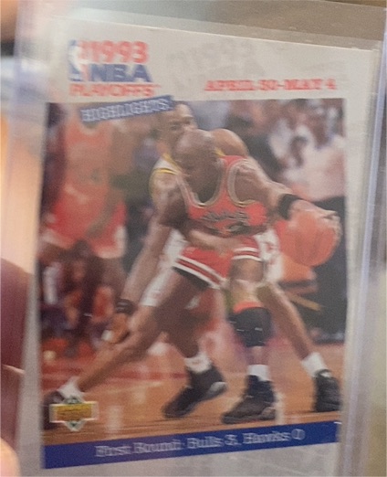 1993-94 Upper Deck #180 Michael Jordan NBA Playoffs — front