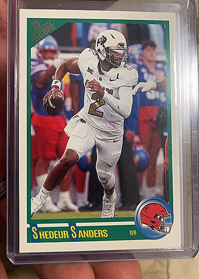 2025 Panini Score #2 Shedeur Sanders — front