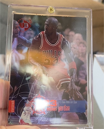 1997 Upper Deck UD3 #23 Michael Jordan Starstruck — front
