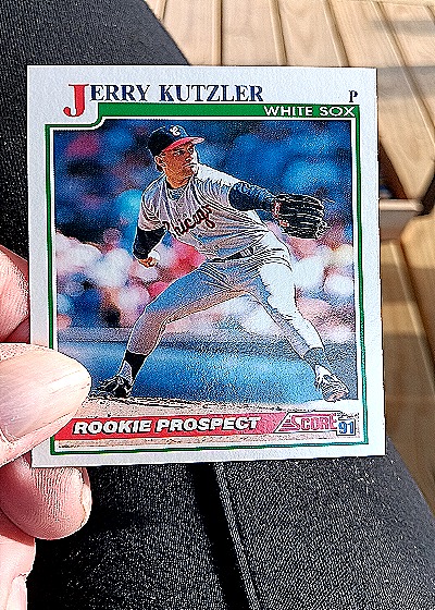 1991 Score #91 Jerry Kutzler Rookie Prospect — front
