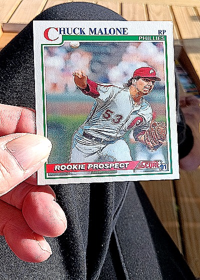 1991 Score #724 Chuck Malone Rookie Prospect — front