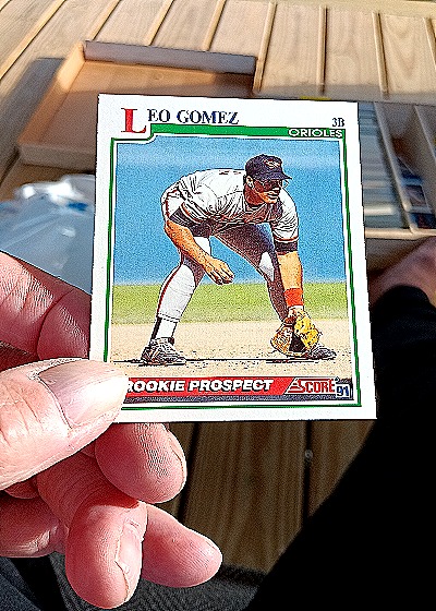1991 Score #725 Leo Gomez — front