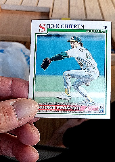 1991 Score #760 Steve Chitren Rookie Prospect — front
