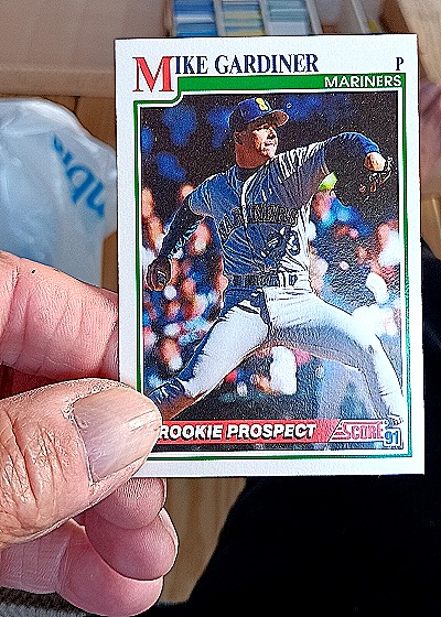 1991 Score #734 Mike Gardiner Rookie Prospect — front