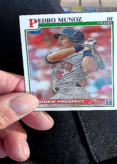 1991 Score #332 Pedro Munoz — front