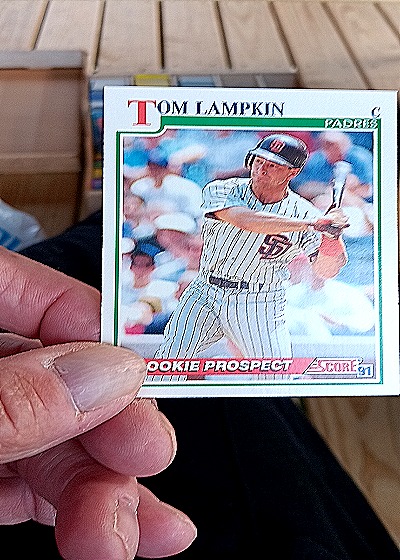 1991 Score #720 Tom Lampkin — front