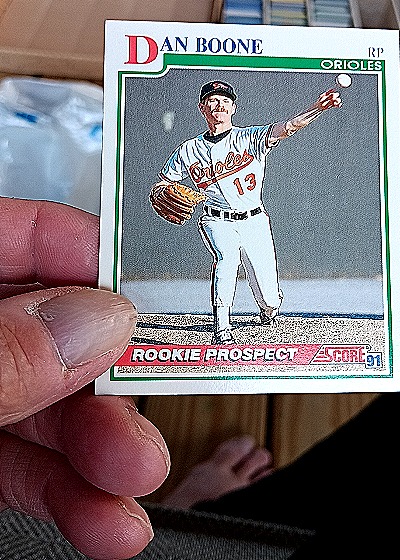 1991 Score #715 Dan Boone Rookie Prospect — front