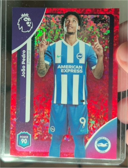 2026 Topps Premier League João Pedro — front