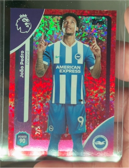 2026 Topps Premier League #75 João Pedro — front