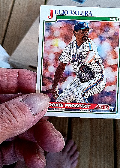 1991 Score #353 Julio Valera Rookie Prospect — front