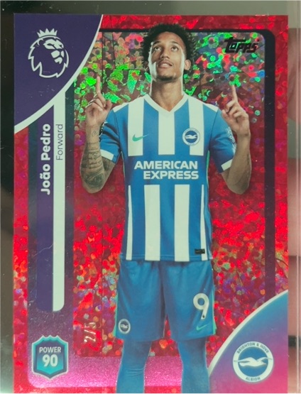 2026 Topps Premier League João Pedro — front