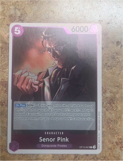 Senor Pink OP10-067 One Piece Card Game — front