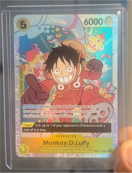 One Piece Card Game OP07-109 Monkey.D.Luffy 500 Years in the Future — front
