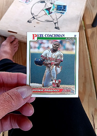 1991 Score #344 Pete Coachman Rookie Prospect — front