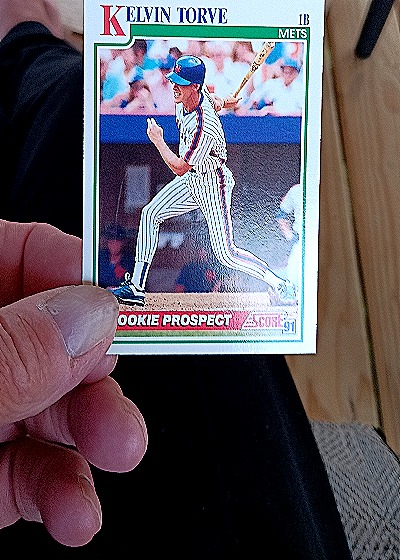 1991 Score #754 Kelvin Torve — front