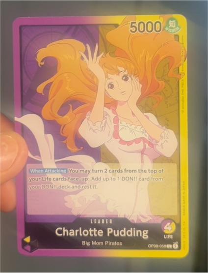 One Piece Card Game OP08-058 Charlotte Pudding — front