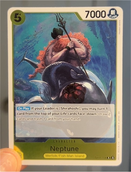 One Piece Card Game OP11-108 Neptune — front