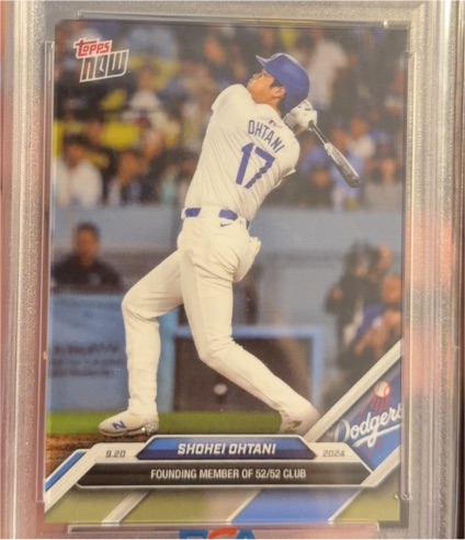 2024 Topps Now #731 Shohei Ohtani — front