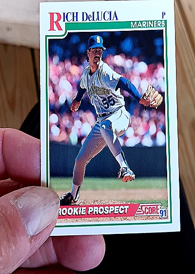 1991 Score #728 Rich DeLucia Rookie Prospect — front