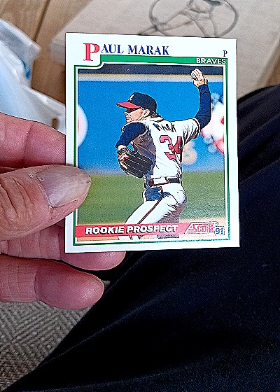 1991 Score #375 Paul Marak — front