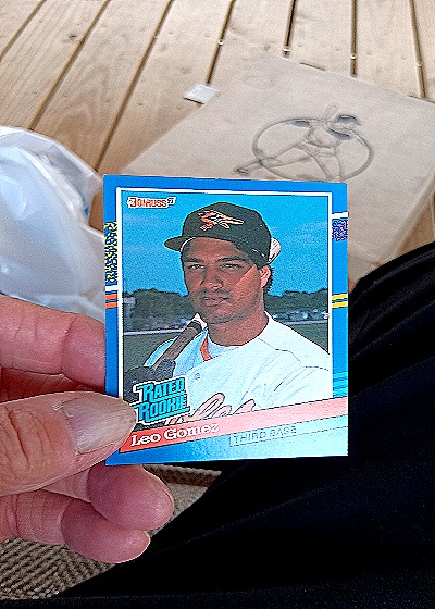 1991 Donruss #35 Leo Gomez — front