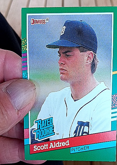1991 Donruss #422c Scott Aldred — front