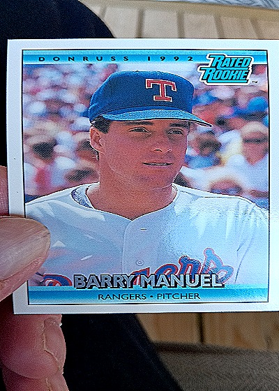 1992 Donruss #401 Barry Manuel — front