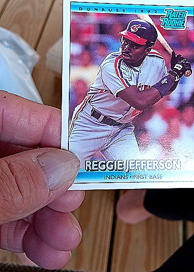 1992 Donruss #574 Reggie Jefferson — front