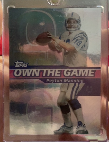 2002 Topps #OG2 Peyton Manning Own the Game — front