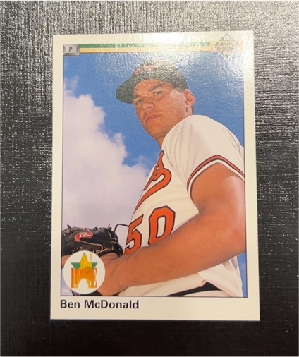 1990 Upper Deck #54 Ben McDonald — front