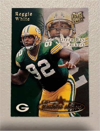 1995 Fleer Ultra Extra Stars #491 Reggie White — front