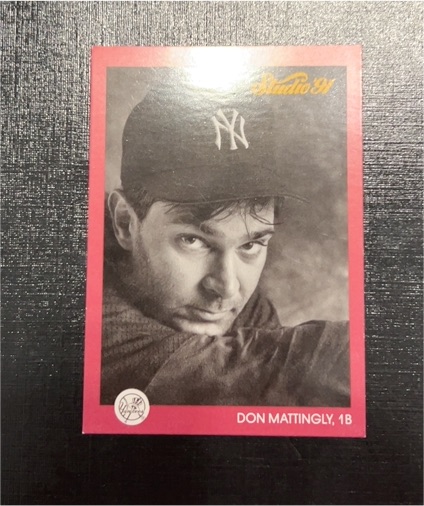 1991 Leaf Studio #97 Don Mattingly — front