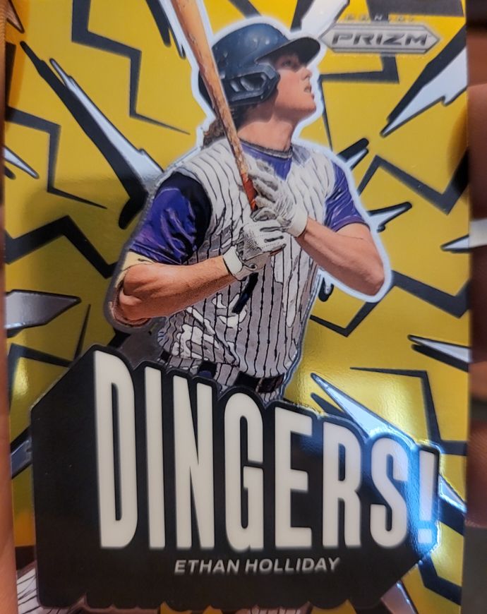 2025 Panini Prizm Baseball #2 Ethan Holliday Dingers! — front