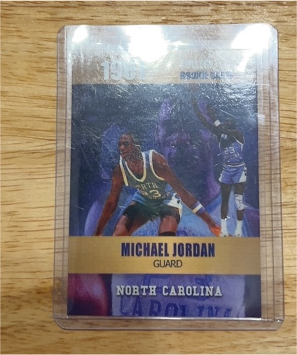 1981 Michael Jordan North Carolina Rookie Card — front