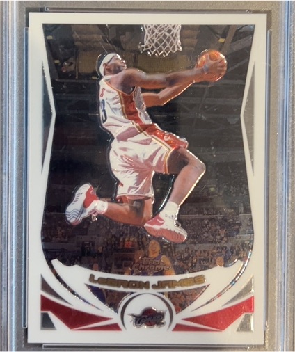 2004-05 Topps Chrome #23 LeBron James — front