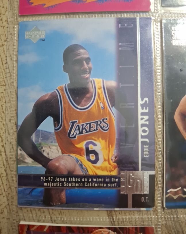 1996 Upper Deck O.T. #O.T. Eddie Jones — front