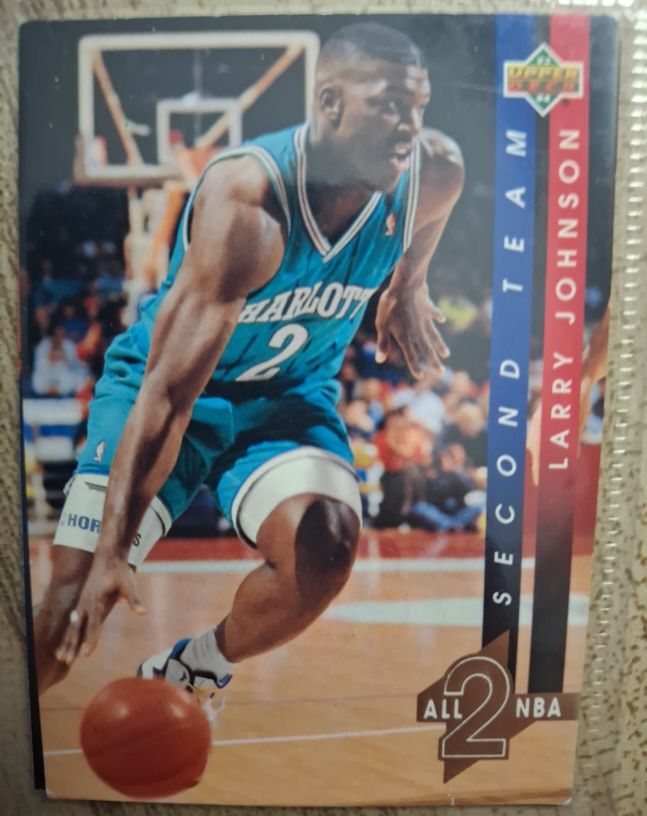 1993-94 Upper Deck #AN7 Larry Johnson All-NBA — front