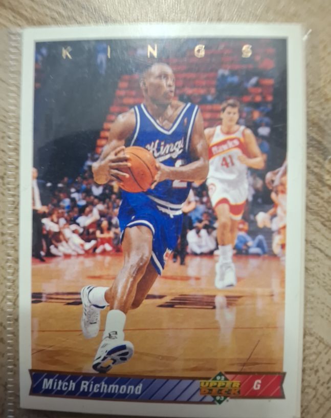 1992-93 Upper Deck #162 Mitch Richmond — front