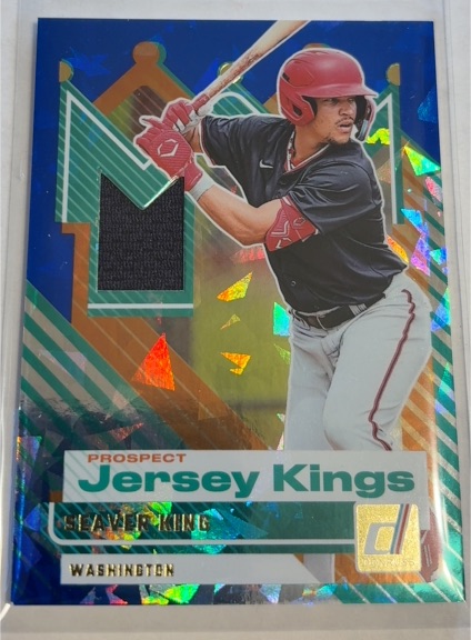 2025 Panini Donruss Prospect Jersey Kings #PJK-SK Seaver King — front