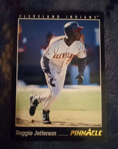 1993 Pinnacle #550 Reggie Jefferson Cleveland Indians — front